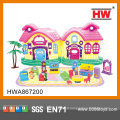 Nouveau produit Play Set ABS Funny Plastic Mini House Toy pour enfants